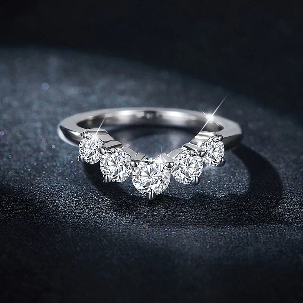 Silver Ring with Diamond