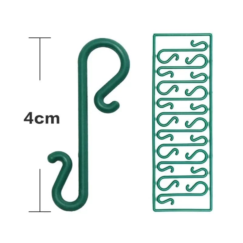 10/200pcs Christmas Ornament Hooks S-Shaped Xmas Tree Ball Pendan Hanging Plastic Hook Hanger DIY New Year Home Party Decoration