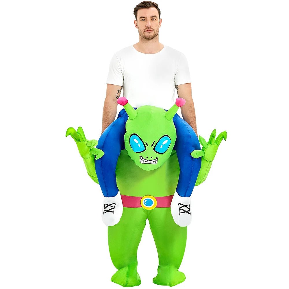 Adult Astronaut ET Alien Inflatable Costume Funny Suits Boys Girls Anime Fancy Dress Purim Halloween Party Cosplay Costumes