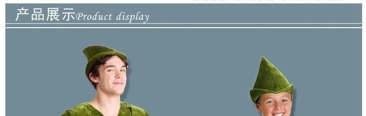 Halloween Party Cosplay Peter Pan Costume Child Kids Cartoon Movie Costume Adult Men Girls Boys Peter Pan Costume