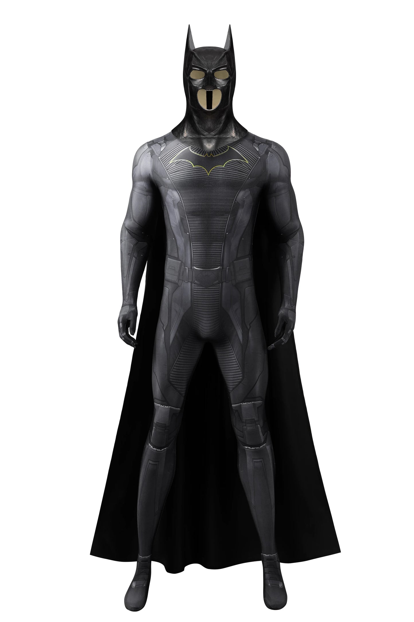 Superhero Bat Cosplay Costume Full Sets Gotham Man Knights Bodysuit Cape Mask 3D Printed Spandex Zentai Outfit Halloween Costume
