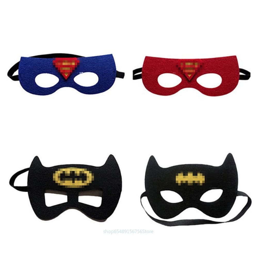 Disney Superhero Mask Cosplay Spiderman Hulk Captain America Iron Man Kids Party Dress Up Halloween Christmas Gift Felt Mask