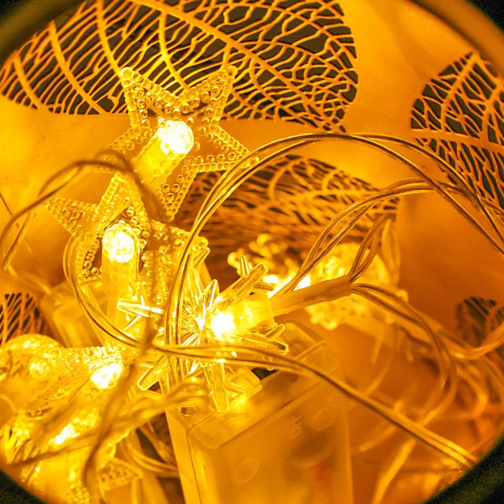 Christmas Led String Lights Star Garland
