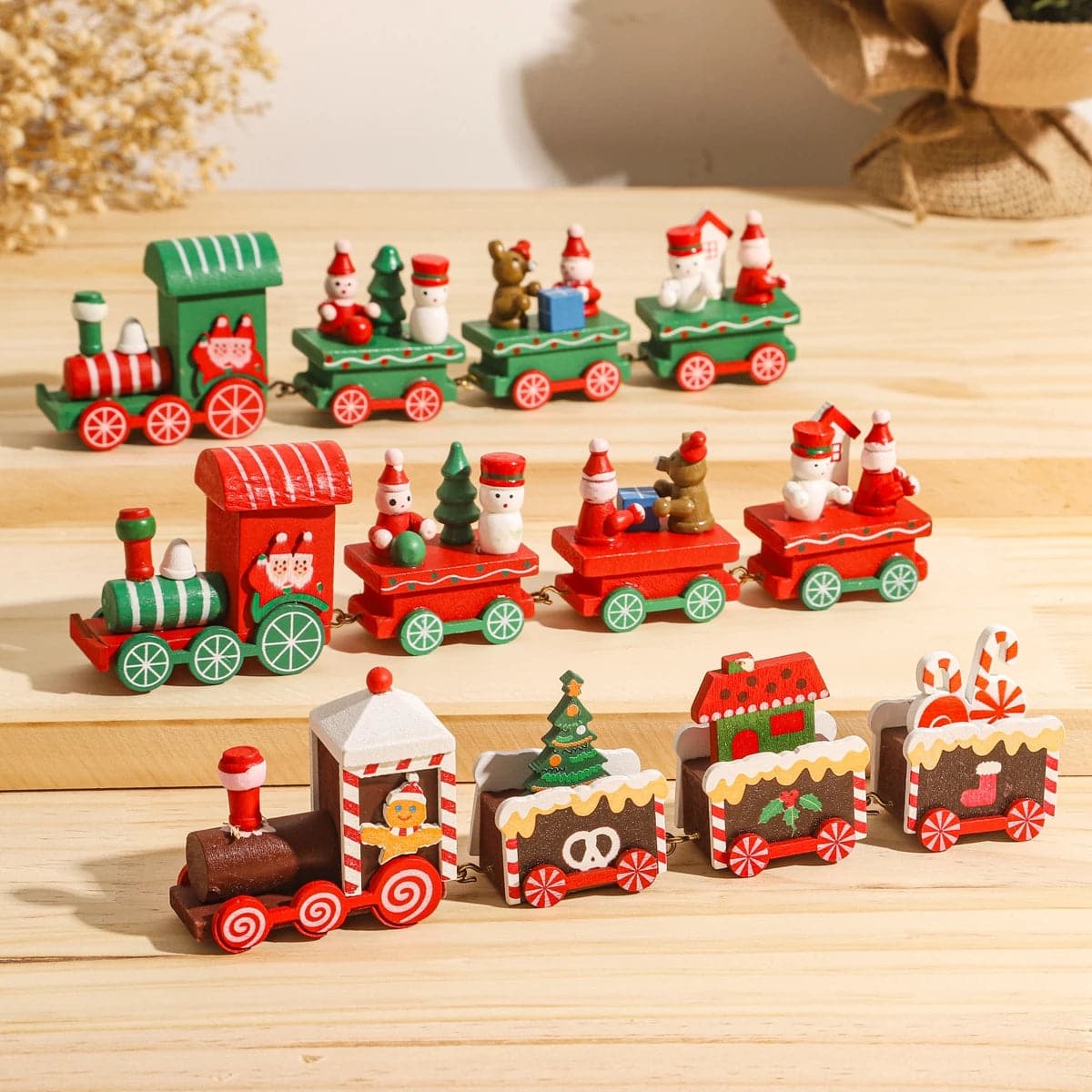 Christmas Train Merry Christmas Decorations For Home 2023 Cristmas Ornament Xmas Navidad Noel Gifts Happy New Year 2024