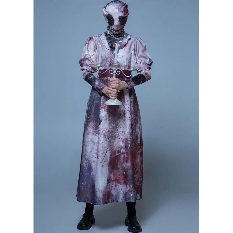Game Dead Zombie Daylight Fancy Dress Up Scary Nurse Killer Halloween Costume Women Sally Smithson Fany Dress Up