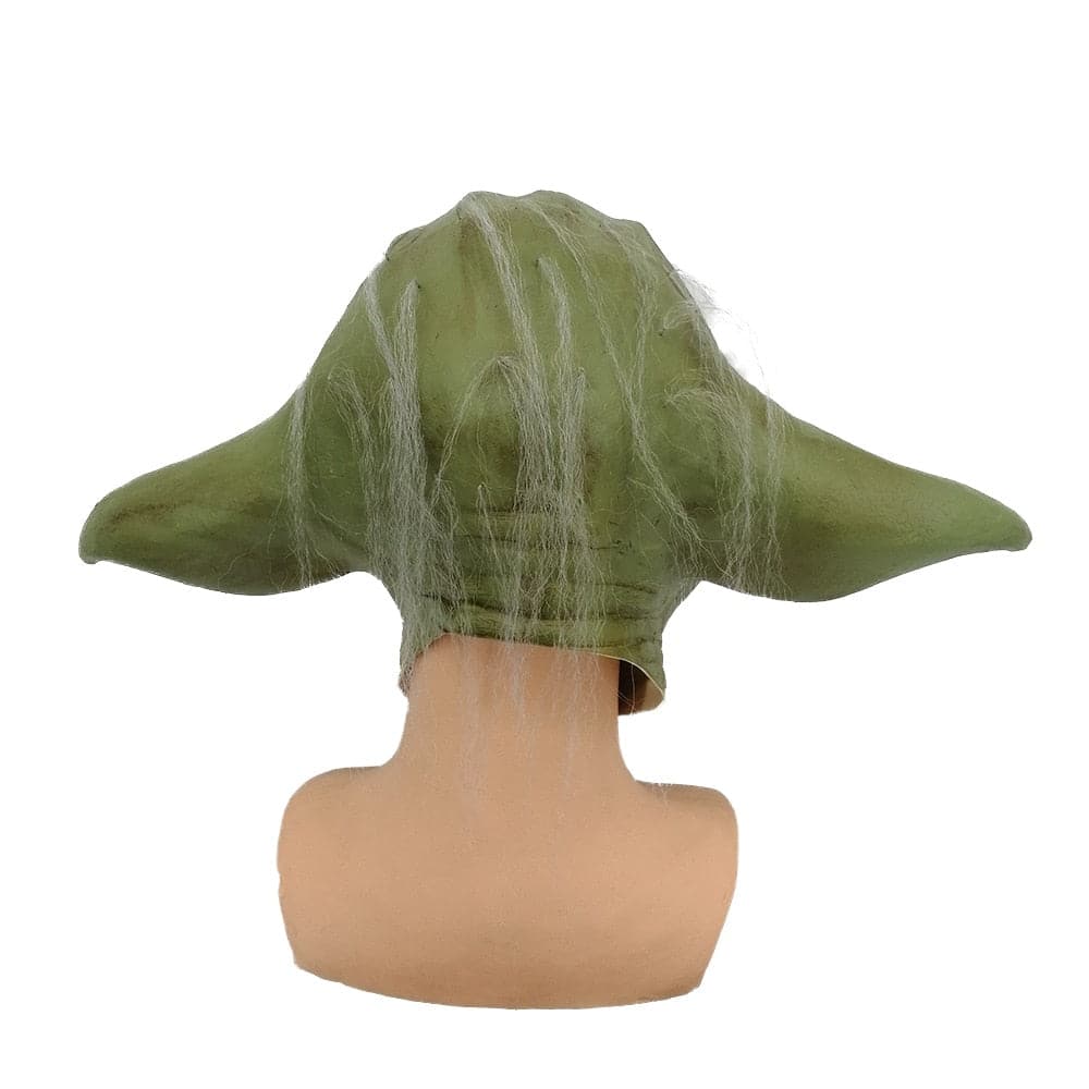 Star Wars Master Yoda Mask Cosplay Costume Latex Helmet Halloween Party Carnival Props Accessories