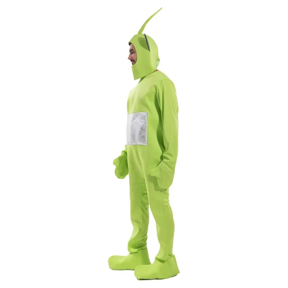Cosplay Costume for Adult Jumpsuit Headgear Funny Tinky Winky Dipsy Laa-Laa Po Halloween Carnival Costume Clothes