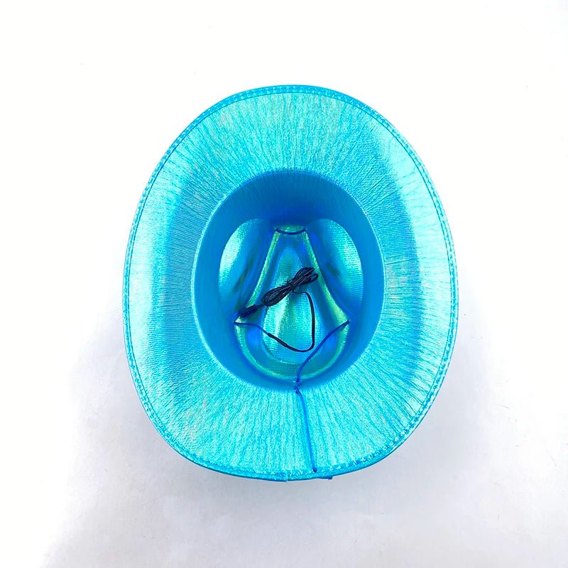 Luminous Fedora Hat Gentleman Performance Jazz Cap LED Glow Top Hat Birthday Wedding Christmas Halloween Party Costume Supplies