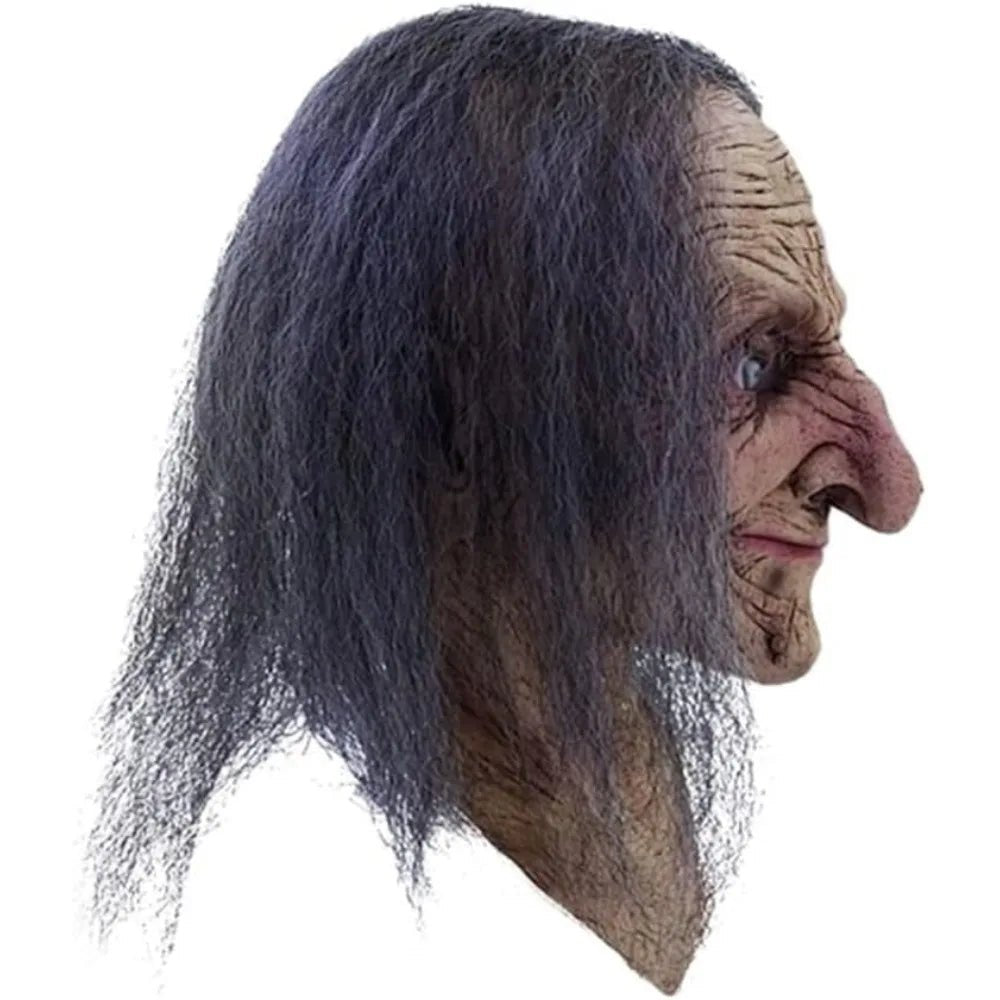 Halloween Mask, Witch Masks, Old Witch Masks, Happy Witch Masks. Witches Line, Cosplay, One Size Latex Masks, Halloween Mask