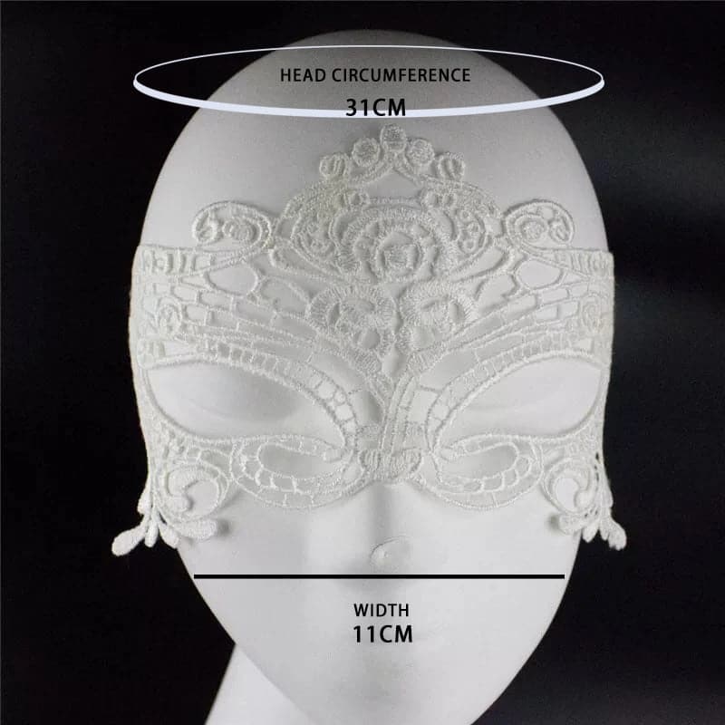2023 HOT SALES Women Hollow Mask Sexy Cosplay Lace Masquerade Eye Mask Lingerie Halloween Accessories Gothic Fetish