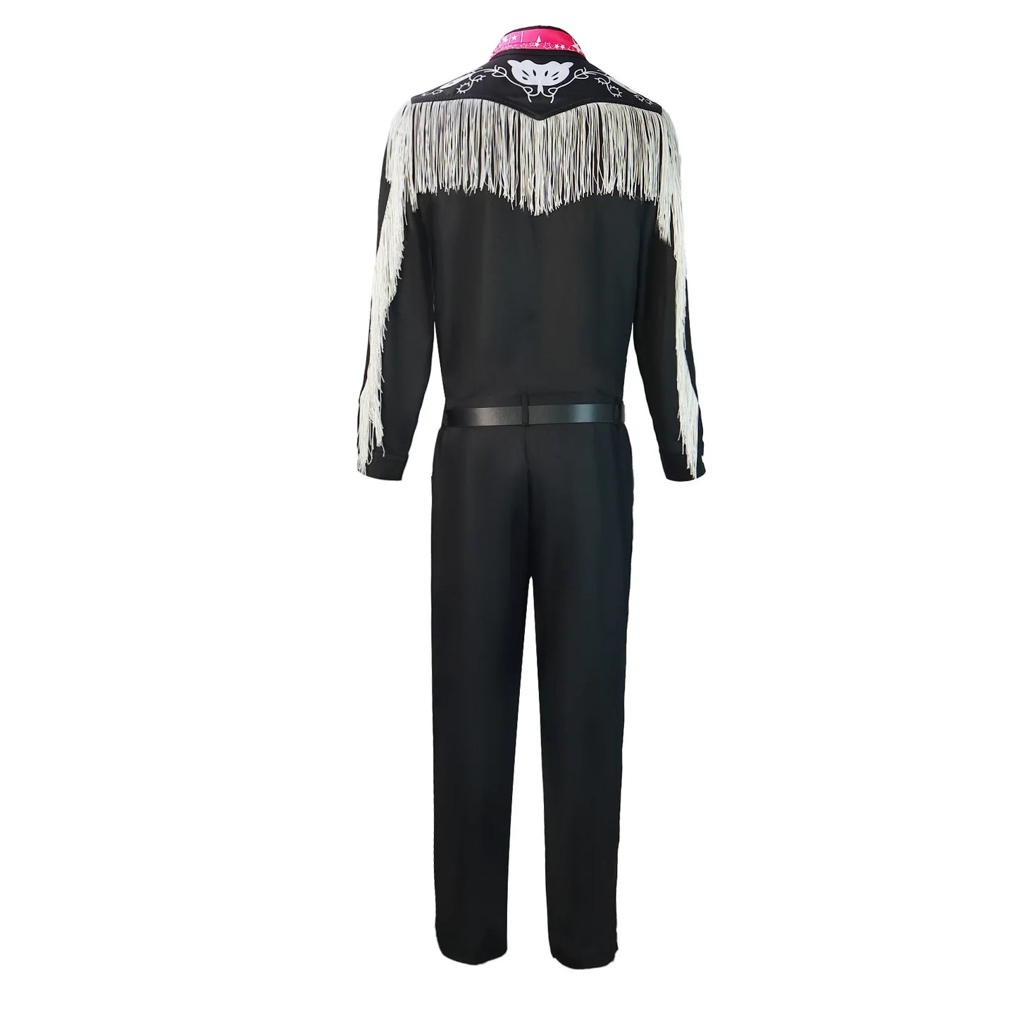 2023NEW Movie Margot Robbie Barbi Cosplay Ken Cosplay For Man Adults Black Cow Boy Halloween Costumes Pink Jumpsuit Role Play