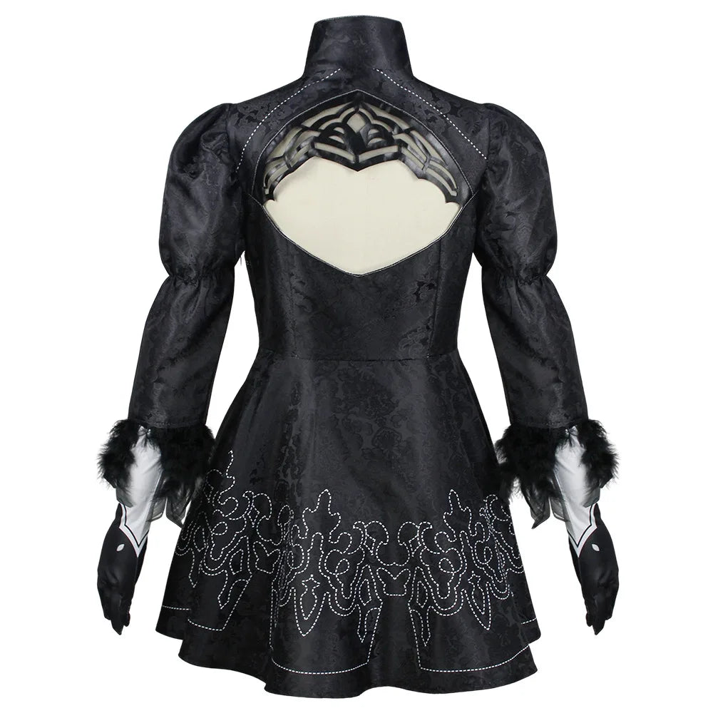 Game Nier Automata Cosplay Costume Yorha 2B sexy Outfit Games Suit Women Role Play Costumes Girls Halloween Party Fancy Dress