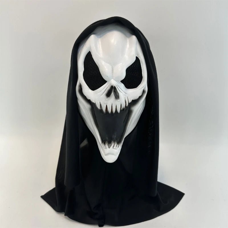 Halloween Mask Scary Skull Face Latex Mask Horror Full Head Mask Halloween Cosplay Costume Props for Adult Kids