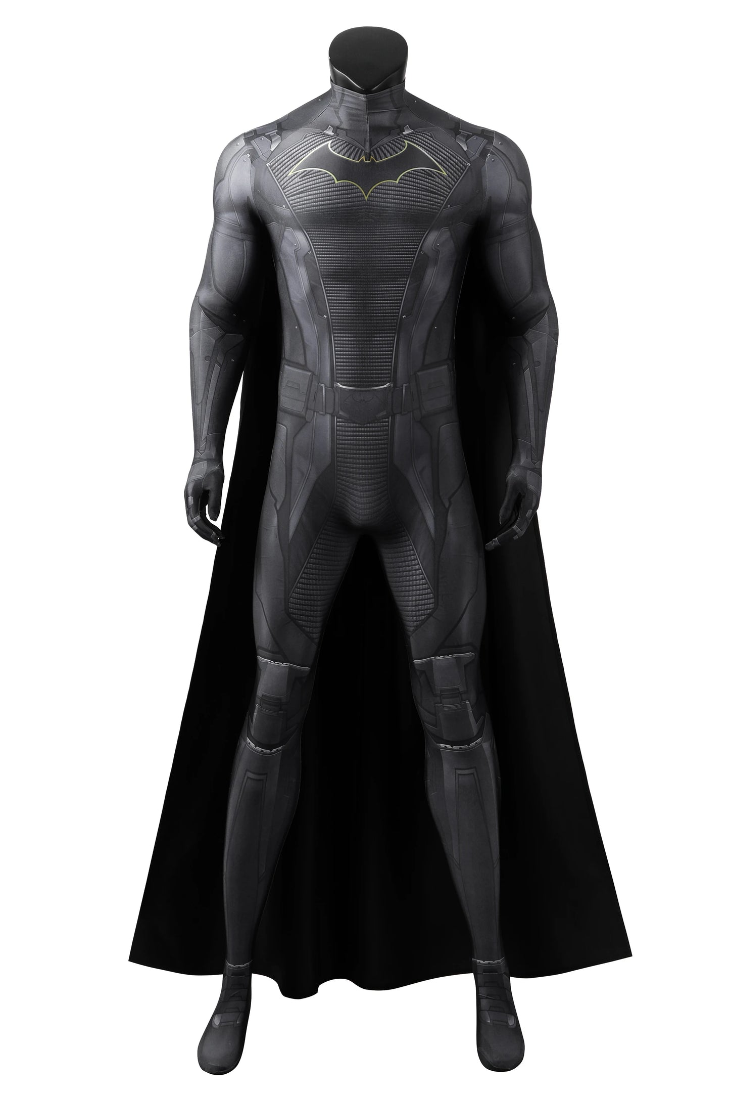 Superhero Bat Cosplay Costume Full Sets Gotham Man Knights Bodysuit Cape Mask 3D Printed Spandex Zentai Outfit Halloween Costume