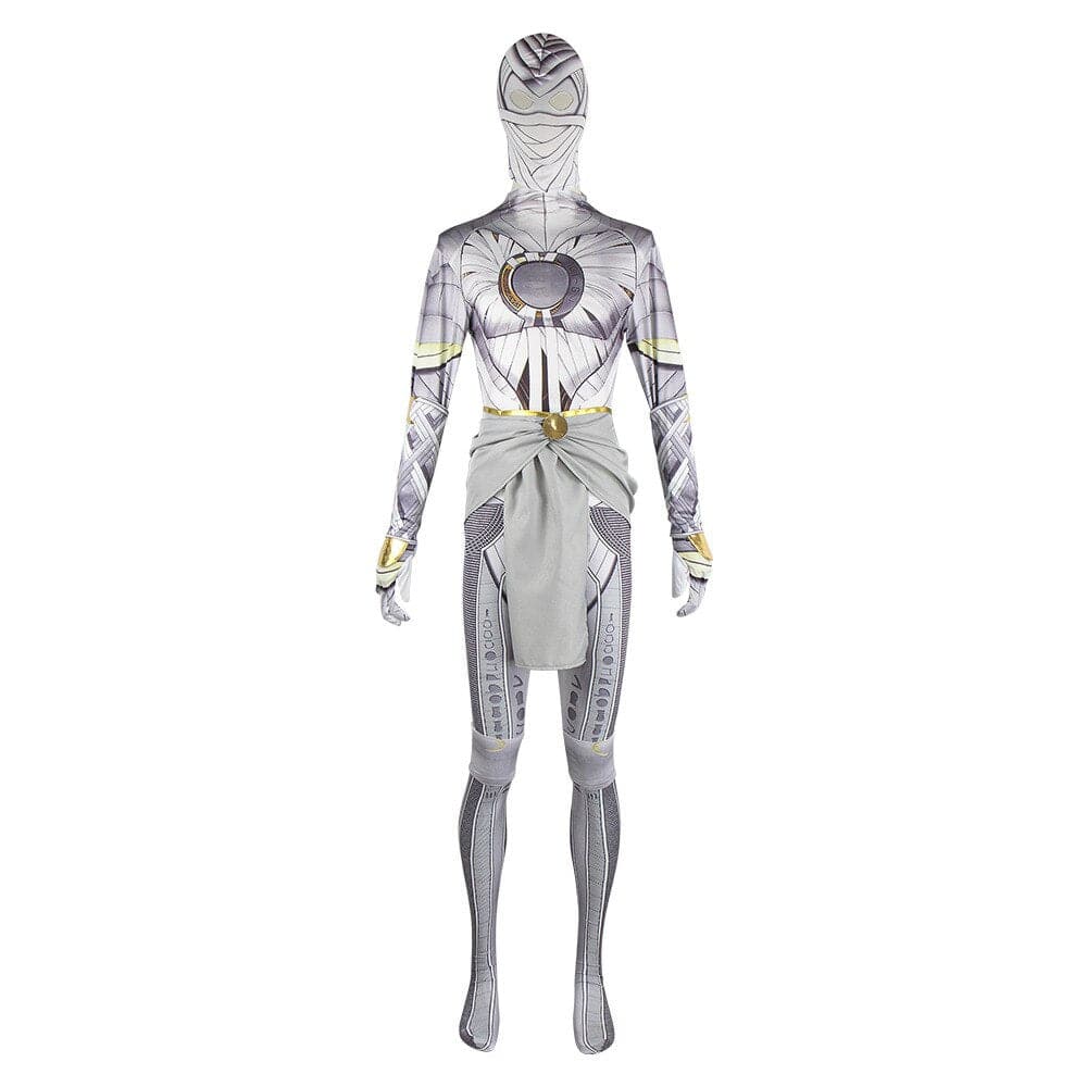 Marc Spector Moon Knight Mister Cosplay Costume Movie Werewolf By Night Man Of Wolf Cloak Jumpsuit Halloween Superhero Suit