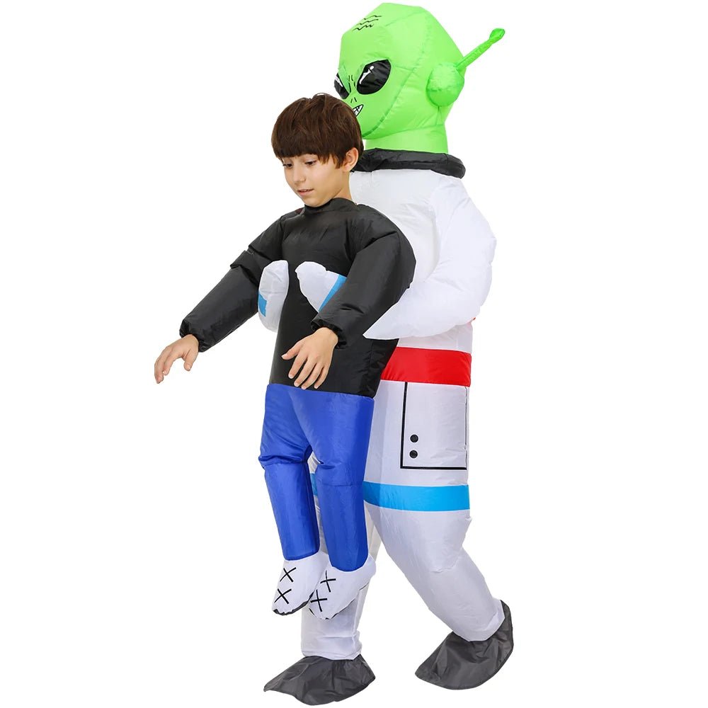 Adult Astronaut ET Alien Inflatable Costume Funny Suits Boys Girls Anime Fancy Dress Purim Halloween Party Cosplay Costumes