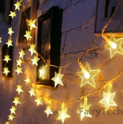 10/20 LED Star Light String Twinkle Garlands USB Powered Christmas Lamp Holiday Party Wedding Decorative Fairy Lights Navidad