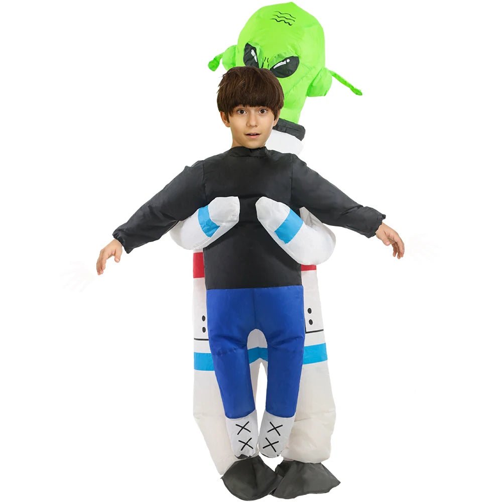 Adult Astronaut ET Alien Inflatable Costume Funny Suits Boys Girls Anime Fancy Dress Purim Halloween Party Cosplay Costumes