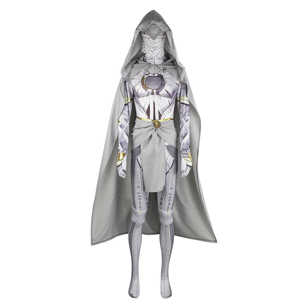 Marc Spector Moon Knight Mister Cosplay Costume Movie Werewolf By Night Man Of Wolf Cloak Jumpsuit Halloween Superhero Suit