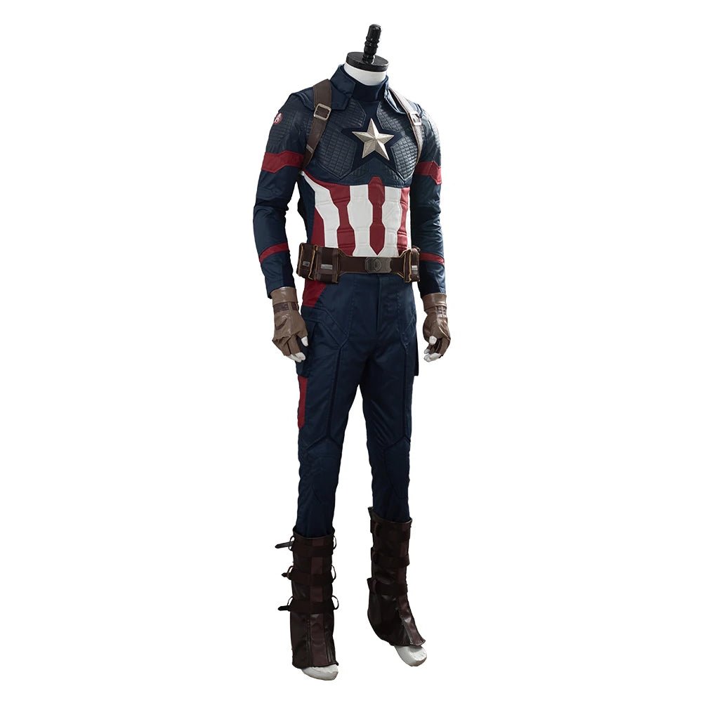 Fantasia Captain Cosplay Steve Costume America Disguise for Adult Men Clothes Superhero Outfits Halloween Carnival Party Suit