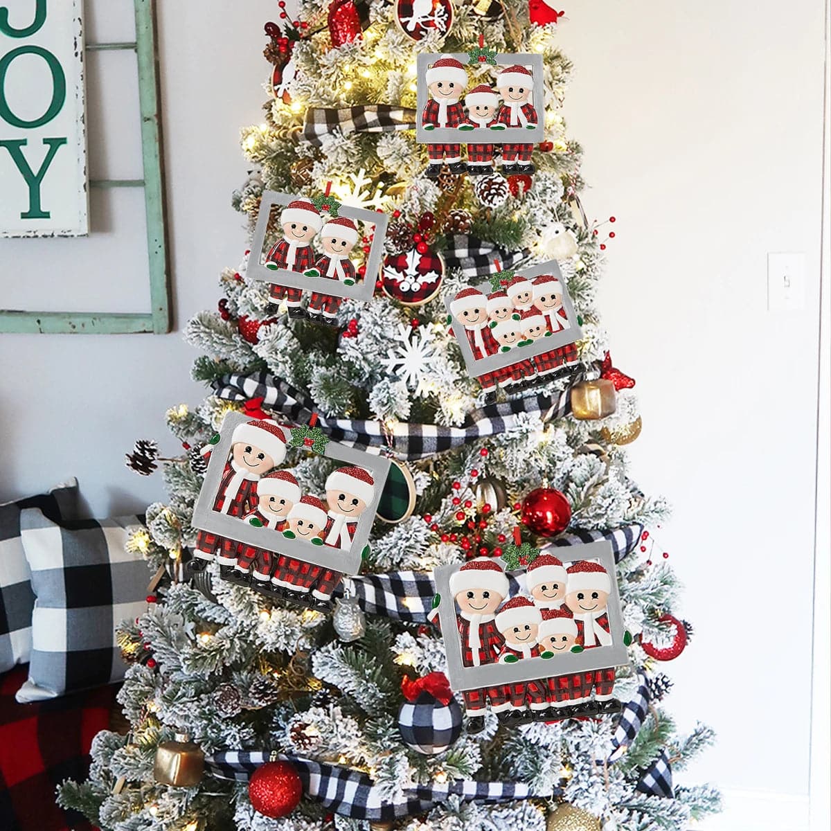 Christmas Pendant DIY Personal Family Christmas Decorations For Home 2023 Navidad Christmas Tree Hanging Ornament New Year 2024