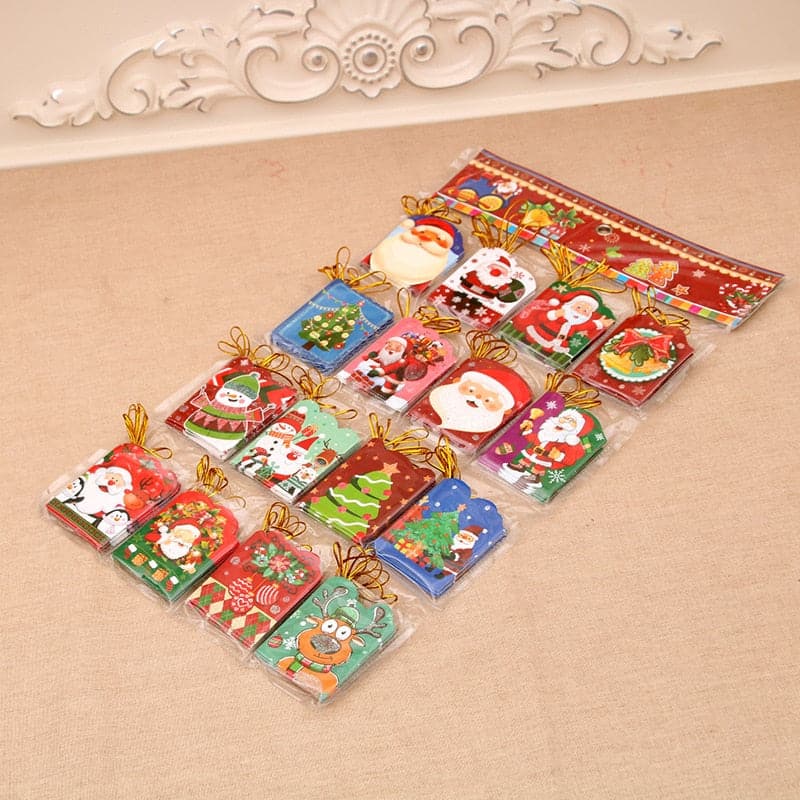 Christmas Greeting Card Christmas Tree Wishing Card Small Elevator Small Card Christmas Decoration Card Blessing Wish Card