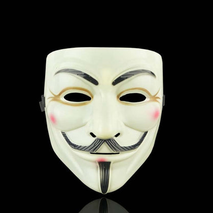 Halloween V for Vendetta Mask: Movie Anonymous Cosplay for Adults