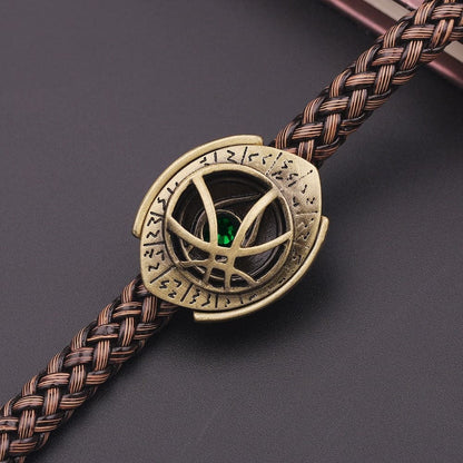 Marvel The Avengers Superhero Doctor Strange Bracelet Mystic Artifact Eye Of Agamotto Braided Rope Chain Bracelet Jewelry