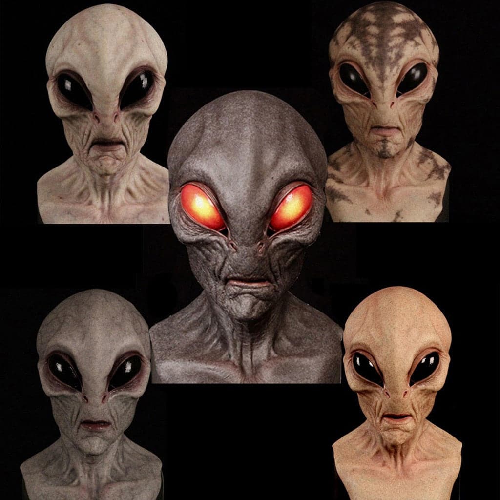 Alien Halloween Mask - Scary Supersoft Horror Cosplay Prop
