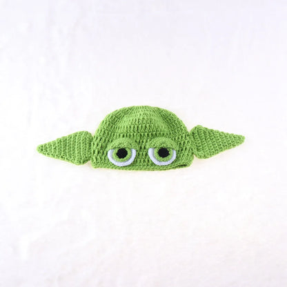 5pcs/Set New Baby Yoda Children Clothes Set Crochet Yoda Costume Newborn Baby Yoda Photography Props Cartoon Clothing For Baby