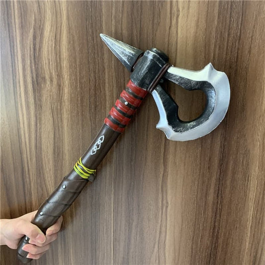 1:1 Cosplay Primitive Tribe Axe Pirate Axe Prop Weapon Role Playing Game Movie Cos Totem Axe PU Weapon Model Toy Prop 47cm