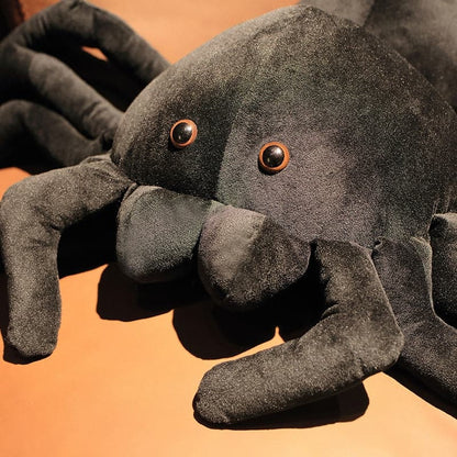 Simulation Black Spider Plush Toy: Big Trick Doll