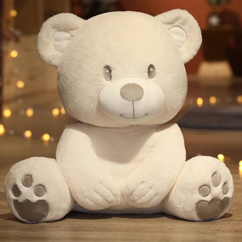 Stuffed White Teddy Bear