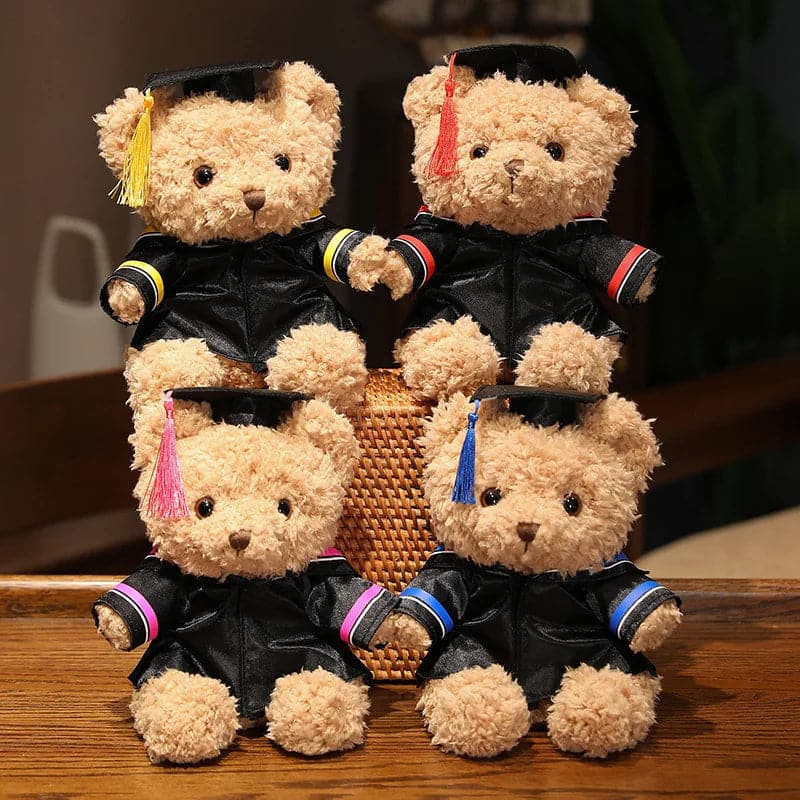 Graduation Clothing Teddy Bear for Gift - Small Sitting Bear