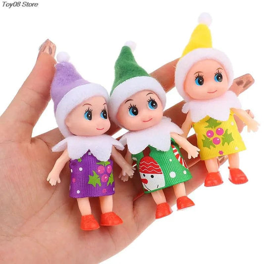 Toddler Baby Elf Dolls Plush Dolls Baby Elves Little Girls And Boys Gift On The Shelf Christmas New Year Decorations Home Decor