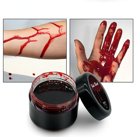 15g Canned Fake Blood: Scary Halloween Body Makeup