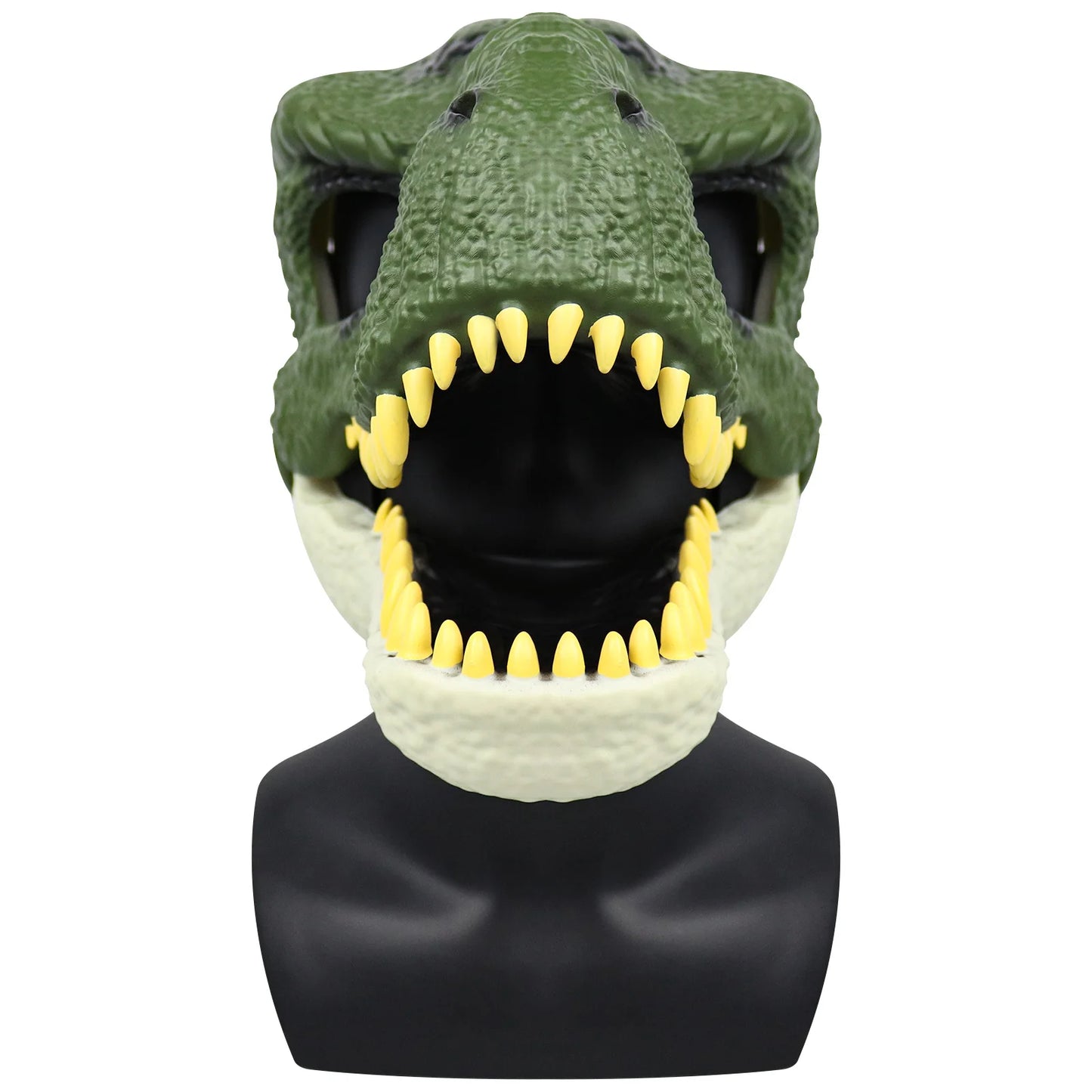 3D Dinosaur Mask Lifelike Raptor Dino Moving Jaw Dinosaur Mask High Quality PVC Headwear Halloween Children Toy Carnival Gift