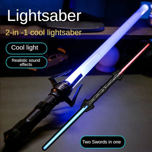 Lightsaber 80cm RGB Laser Sword Toys Light Saber 7 Colors Change Kids Telescopic Force FX FOC Blaster Toys Jedi Sword Boys Gift