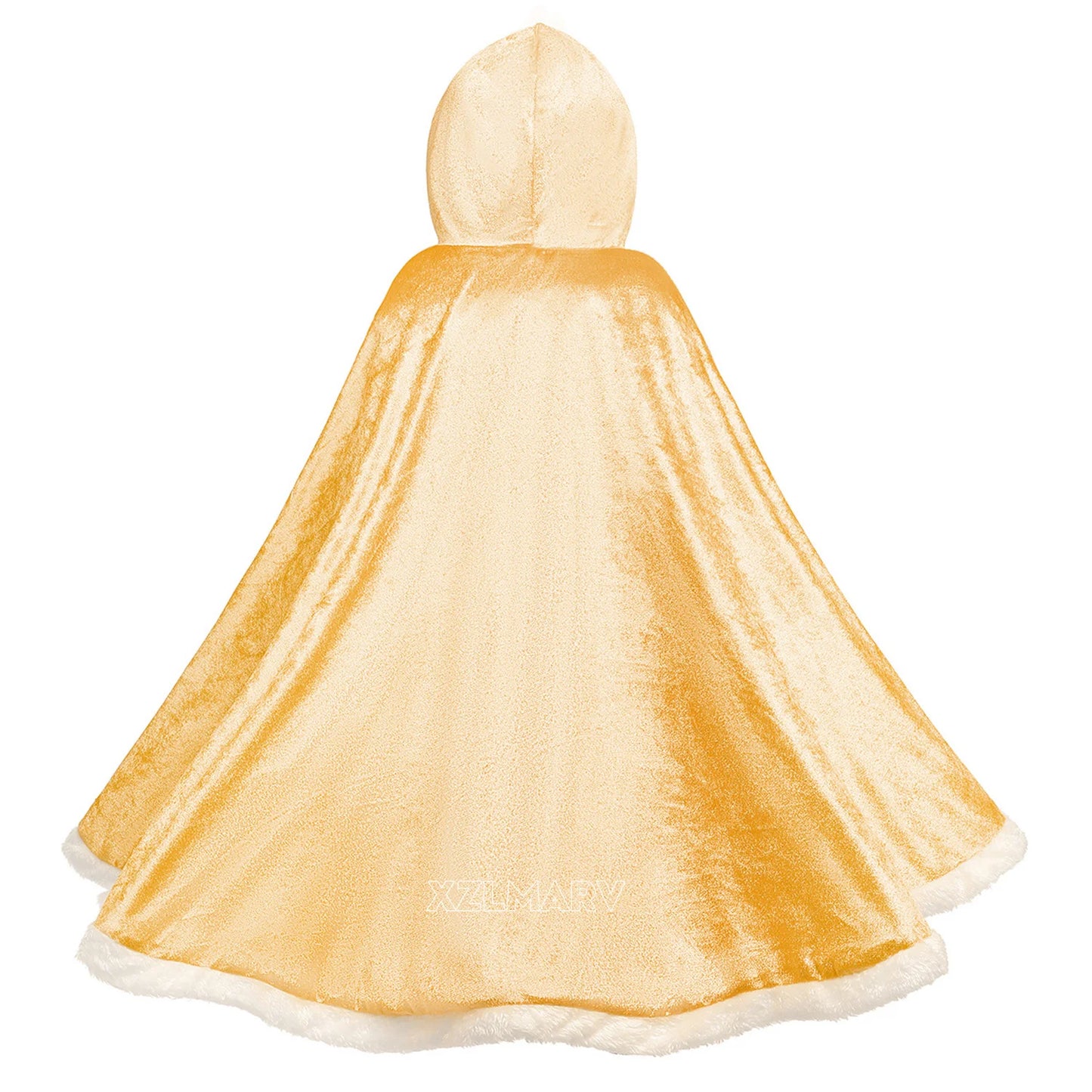 Kids Girls Princess Costume Cloak Hooded Anna Elsa Cape Aurora Rapunzel Fancy Party Mantel Clothes Children Party Accessories