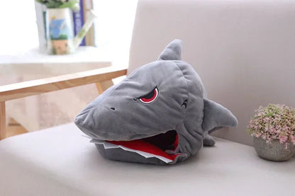 Cap Decor Coronet Headgear Headdress Funny Shark Dinosaur Toys PP Cotton Doll Cute Plush Toy Adult Plushs Hat