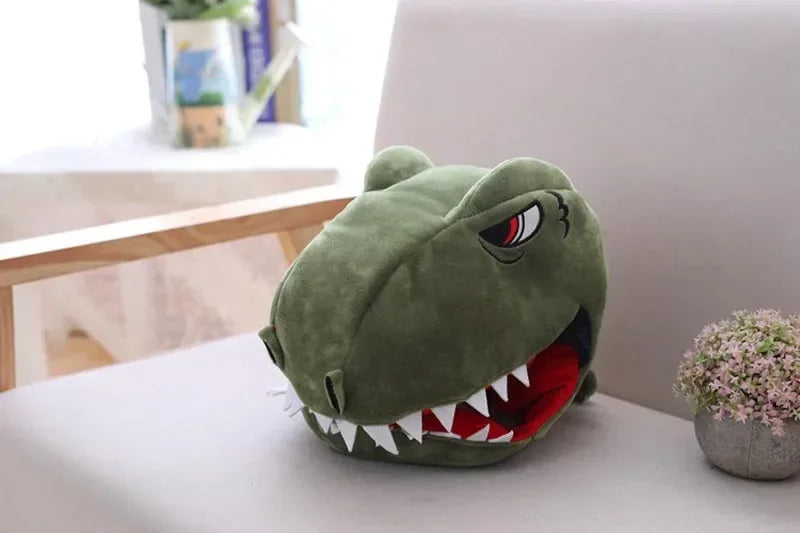 Cap Decor Coronet Headgear Headdress Funny Shark Dinosaur Toys PP Cotton Doll Cute Plush Toy Adult Plushs Hat