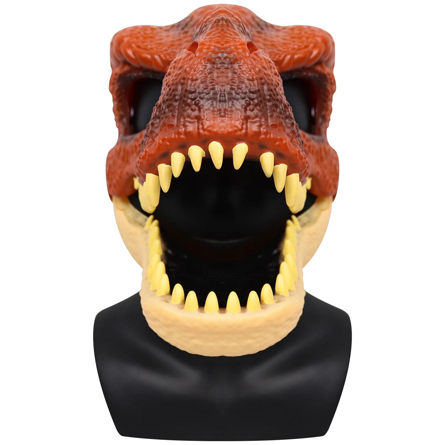 3D Dinosaur Mask Lifelike Raptor Dino Moving Jaw Dinosaur Mask High Quality PVC Headwear Halloween Children Toy Carnival Gift