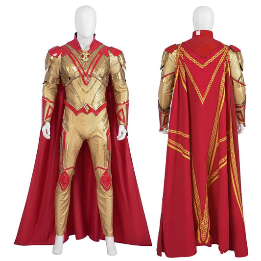 Adam Warlock Cosplay Costume: Golden Jumpsuit Movie Set