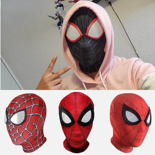 Disney Marvel Spiderman Costume Mask 3D Raimi Peter Parker Masks for Aldult Kids Superhero Cosplay Costume Superhero Halloween