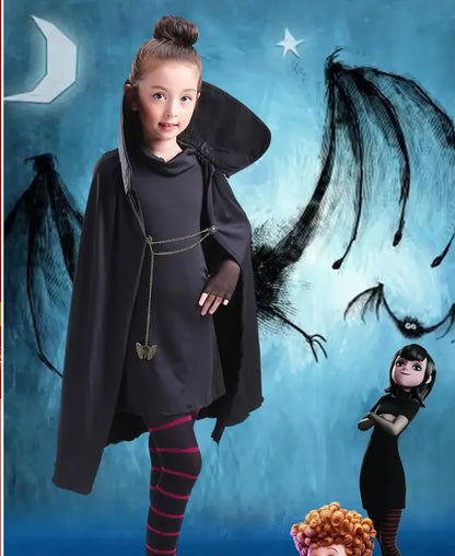 Christmas halloween costumes for girls Carnival Hotel Transylvaniaing Mavis Cosplay Fancy costumes toy Vampire child adult women