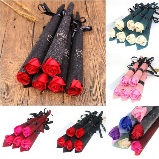 Rose Artificial Flower Gift for Girlfriend - Soap Rose Artificial Flower