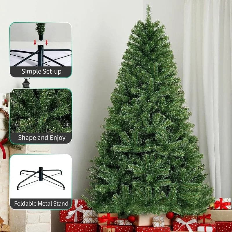210cm/240cm(82.7in/94.5in) Artificial Christmas Tree, Encrypted PVC Branch Christmas Tree, Christmas Decoration For Home, Office