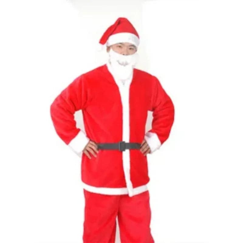 Santa Claus Dressing Up Clothes Christmas Set Christmas Apparel Christmas Men's Costume