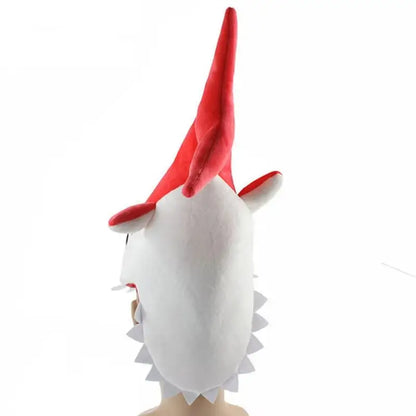 Plush Party Hats for Adults and Kids, Shark Costume Hat, Animal Theme Party, Red, Gray, Blue