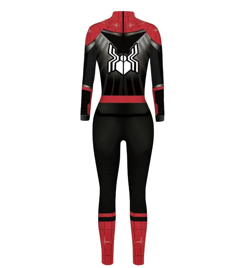 Spiderman Cosplay Woman Sexy Zentai Suit Spandex Bodysuit Superhero SPIDERMAN Costume Halloween Carnival Fancy Dress Jumpsuit